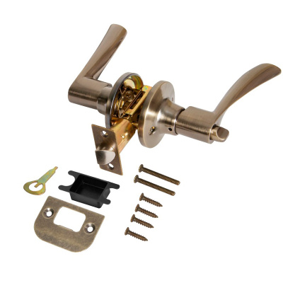 Ручка защелка Punto DK610/BL AB-BK (фик.) бронза купить в отделе магазина Экономстрой