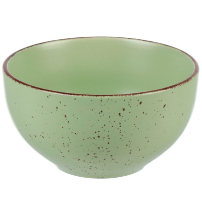 Салатник керамика круглый OH! SPLASH Domenik, 14,5х7,5 см, зеленый купить в отделе магазина Экономстрой