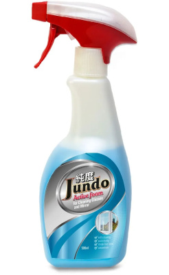 Средство для мытья стекол, пластика и зеркал Jundo Active foam с ароматом фруктов, 500 мл купить в отделе магазина Экономстрой