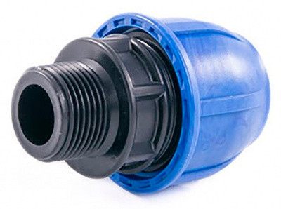 Муфта ПНД комбинированная с наружной резьбой, 50х2" купить в отделе магазина Экономстрой