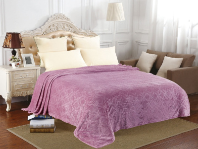 Плед флисовый, гладкокрашеный, 100% п/э, 150х200 см купить в отделе магазина Экономстрой