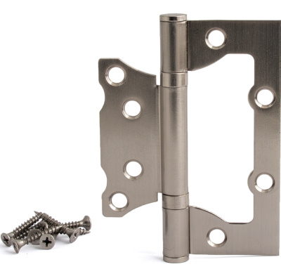 Петля накладная Vanger, матовый никель, P2-NIS, 100х75х2 мм купить в отделе магазина Экономстрой