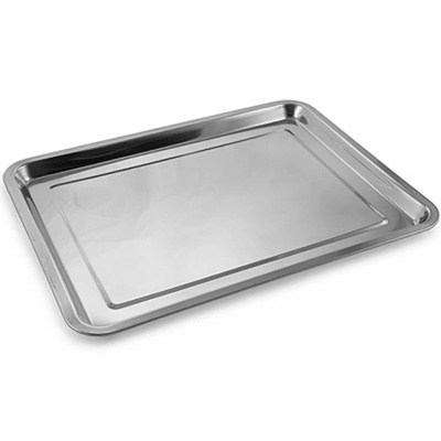 Поднос из нержавеющий стали, прямоугольный, 60х40х2 см купить в отделе магазина Экономстрой