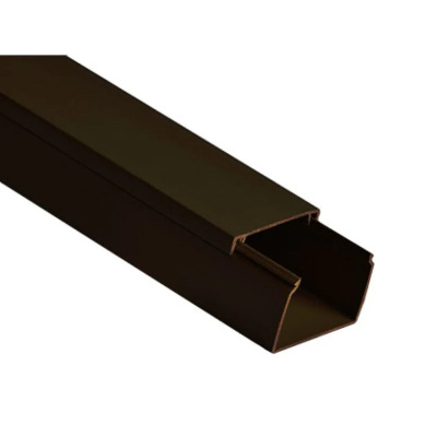 Кабель-канал 40x25x2000 мм, черный, Рувинил РКК-40х25-Ч