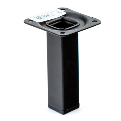 Ножка мебельная 25x25x150 мм (черный 1 шт) Стройбат купить в отделе магазина Экономстрой