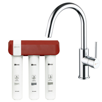 Смеситель для кухни Lemark Comfort LM3073C086 + фильтр Optima для очистки воды (комплект) купить в отделе магазина Экономстрой