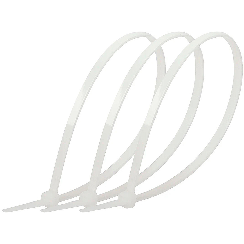 Стяжка кабельная нейлоновая (хомут) Эра, морозостойкая, 3,6х200 мм, белая (100 шт) купить в отделе Хомуты - стяжки магазина Экономстрой