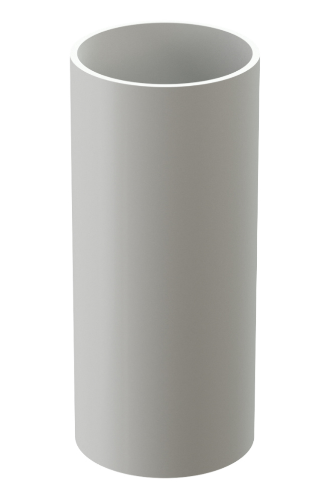 Труба водосточная пластиковая Docke STANDARD (Standart) 80 мм, 2 м, белая RAL 9003 купить в отделе Водосточные системы магазина Экономстрой