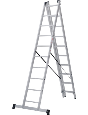 Лестница 3-секции 3х10 ступени, Новая Высота, NV1230/рабочая высота 7,13 м 1230310 купить в отделе магазина Экономстрой