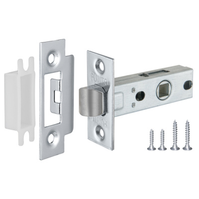 Защёлка врезная Punto, METL45-8 ( L45-8), CP хром купить в отделе магазина Экономстрой