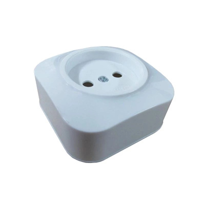 Розетка 1-местная без заземления TOKOV ELECTRIC, 16А, IP20, 250В, белая купить в отделе магазина Экономстрой