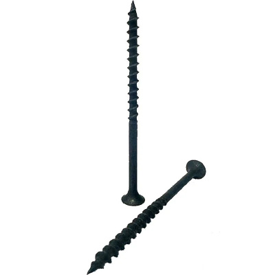 Саморез по дереву Русский Саморез усиленный черный ГД 4,8x90 мм (6 шт) купить в отделе магазина Экономстрой