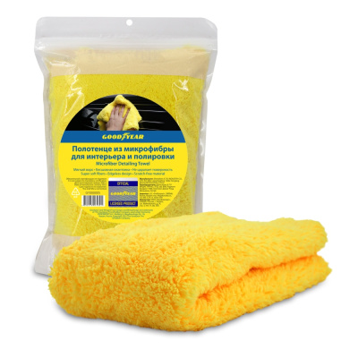Полотенце из микрофибры Goodyear, для интерьера и полировки, 40x40 см купить в отделе магазина Экономстрой