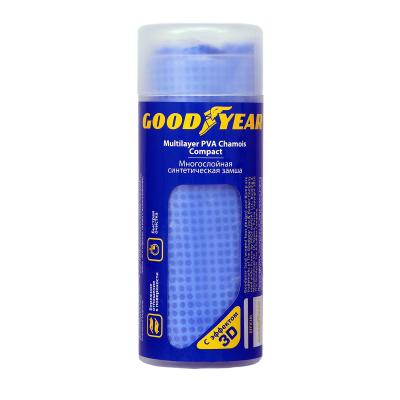 Cинтетическая замша с тиснением в тубе Goodyear компакт 43х32 см