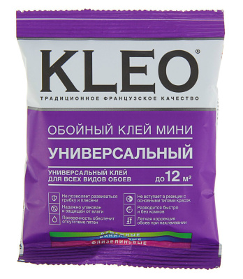 Клей обойный KLEO мини оптима универсальный (12 м2/60 гр.)