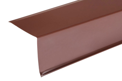 Планка торцевая 20х80х80х20 мм, 2 м, шоколадно-коричневая (RAL 8017) купить в отделе магазина Экономстрой
