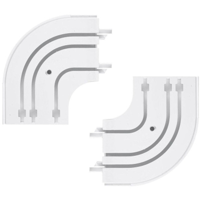 Поворотный элемент "Хит", 3 ряда карниза, (левый+правый), 15х15 см купить в отделе магазина Экономстрой