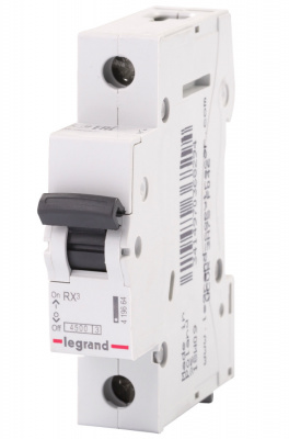 Автоматический выключатель Legrand RX3, 1P (10А; 4,5kA), 419662