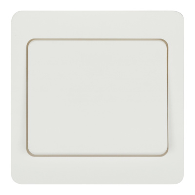 Выключатель Intro, Style, 10А-250В, IP20, СУ, 1 клавишный, белый