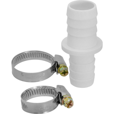 Соединитель в комплекте с хомутами для сливных шлангов, 19х22, MP-У ИС.131469 купить в отделе магазина Экономстрой