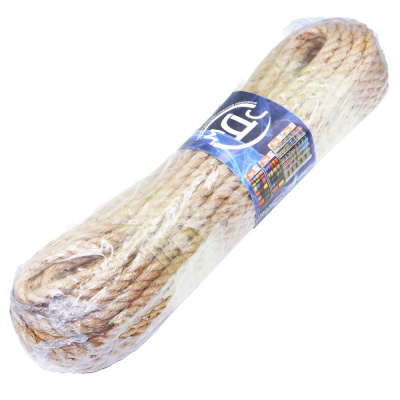 Канат джутовый, крученый, 6 мм (20 м) купить в отделе магазина Экономстрой