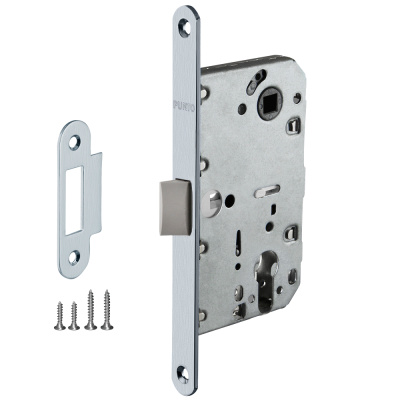 Замок врезной Punto, PL85-50/BL AL, алюминий купить в отделе магазина Экономстрой