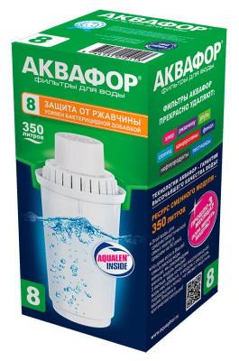 Сменная кассета с бактерицидной добавкой АКВАФОР ЗАЩИТА ОТ РЖАВЧИНЫ В8 (В100-8) купить в отделе магазина Экономстрой