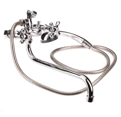 Смеситель для ванны stONIX А-1111 с длинным поворотным изливом, двухзахватный купить в отделе магазина Экономстрой