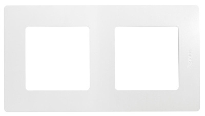 Рамка 2 поста белая Etika купить в отделе магазина Экономстрой