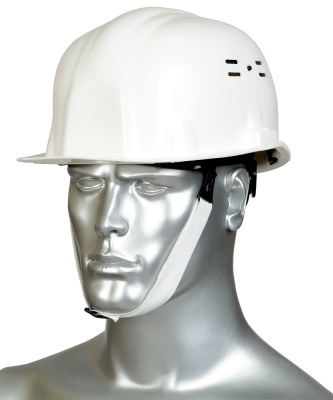 Каска защитная ИСТОК, пластиковая, белая купить в отделе магазина Экономстрой