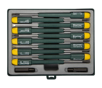 Набор отверток X-Telekom, для точных работ и телекоммуникационного оборудования, 12 предметов, KRAFTOOL 25616-H12 купить в отделе магазина Экономстрой