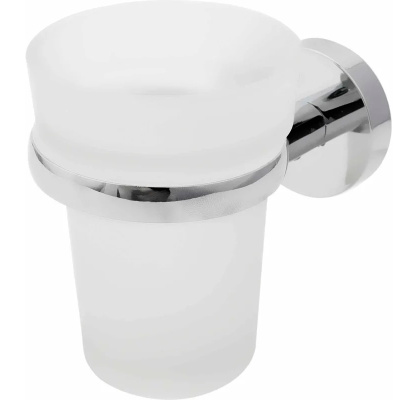 Стакан одинарный с держателем Fora Long L044, настенный купить в отделе магазина Экономстрой