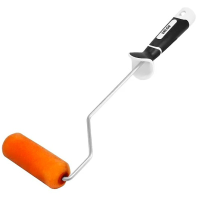 Валик-мини Black White, флок, 100 мм, двухкомпонентная ручка купить в отделе магазина Экономстрой