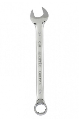 Ключ комбинированный, 24 мм, CrV, полированный хром, Matrix 15169 купить в отделе магазина Экономстрой