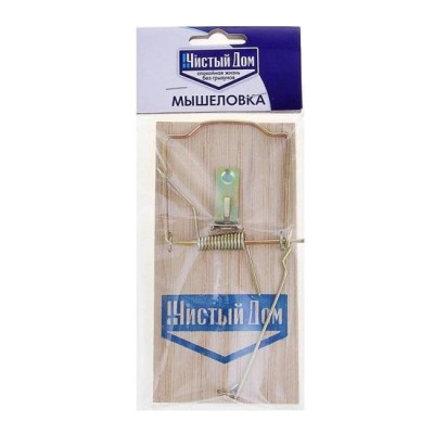 Мышеловка деревянная ЧИСТЫЙ ДОМ 03-048