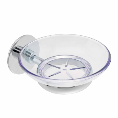 Мыльница для ванной Kleber, настенная, на клейкой ленте, пластиковая купить в отделе магазина Экономстрой