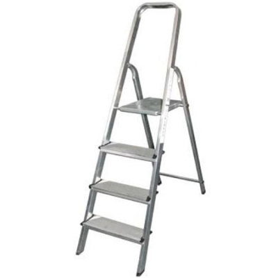 Стремянка алюминиевая, 4 ступени, 0,82 м / 2,91 м купить в отделе магазина Экономстрой