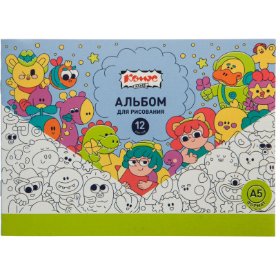 Альбом для рисования Комус, класс, миники, 12 листов, А5 купить в отделе магазина Экономстрой