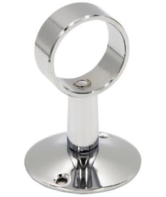 Крепление для полотенцесушителя, телескопическое 1" хром с кольцом купить в отделе магазина Экономстрой