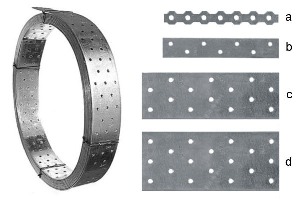 Лента монтажная оцинкованная перфорированная ТМ12 20х0,6 мм (10 м) для теплых полов 444851 купить в отделе магазина Экономстрой