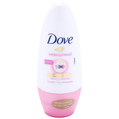 Антиперспирант роликовый Dove Невидимый Нежность лепестков, 50 мл купить в отделе магазина Экономстрой