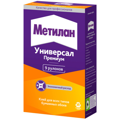 Клей обойный Метилан Универсал Премиум, 250 г купить в отделе магазина Экономстрой
