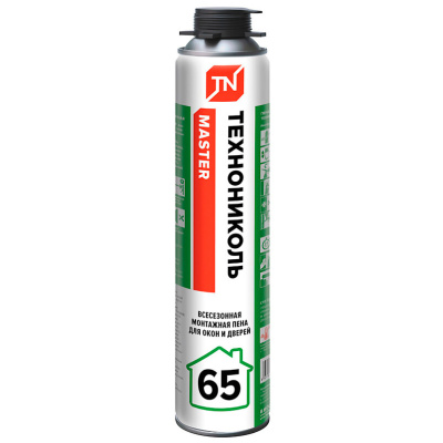 Пена монтажная ТЕХНОНИКОЛЬ MASTER 65 1000 мл (всесезонная) купить в отделе магазина Экономстрой