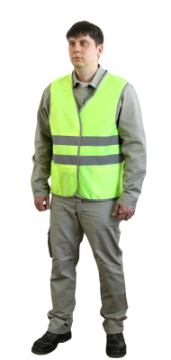 Жилет сигнальный с СОП, лимонный, р. 88-92 купить в отделе магазина Экономстрой