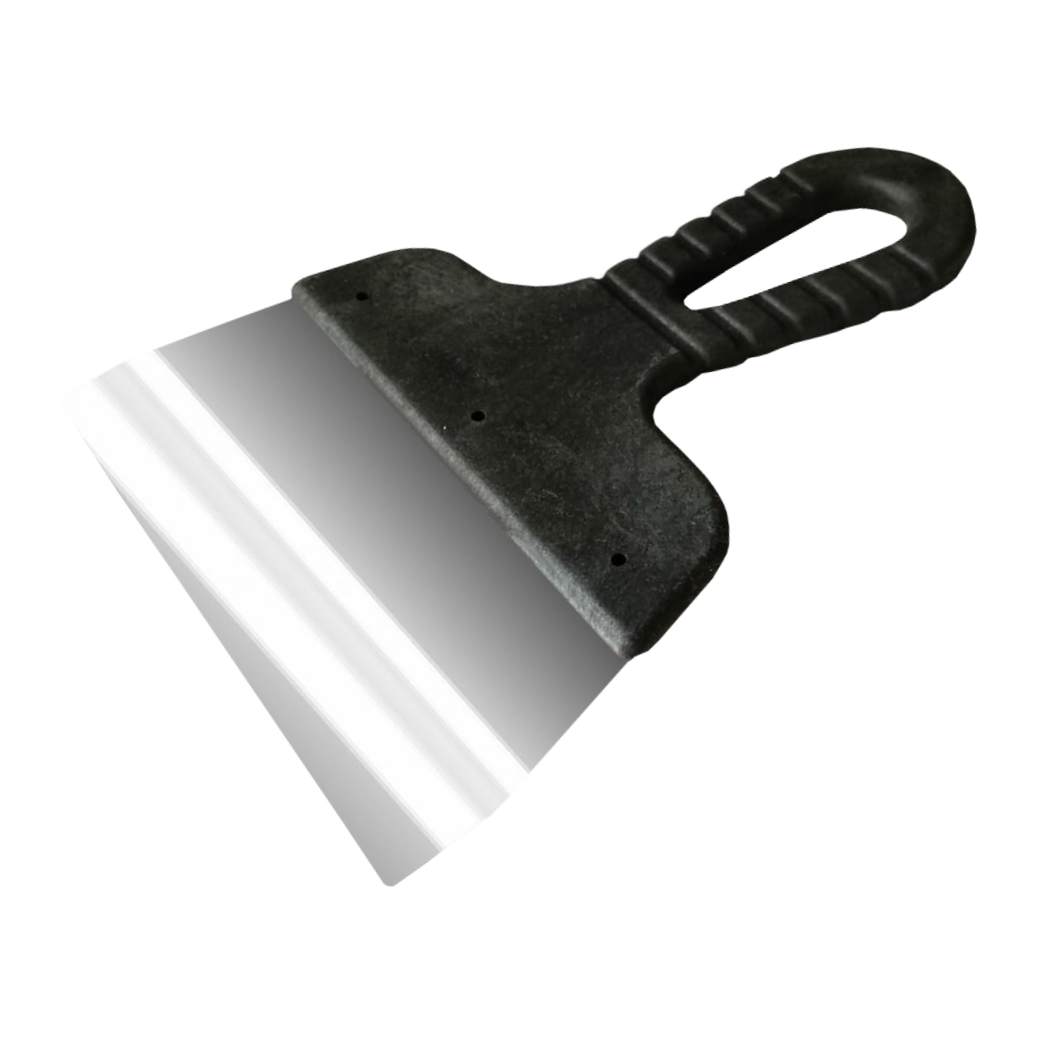 Шпатель фасадный DECOR, нержавеющая сталь, 150 мм, пластиковая ручка купить в отделе Шпатели фасадные магазина Экономстрой