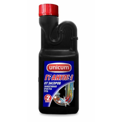 Cредство для удаления засоров гранулированное Unicum Tornado, 600 г купить в отделе магазина Экономстрой