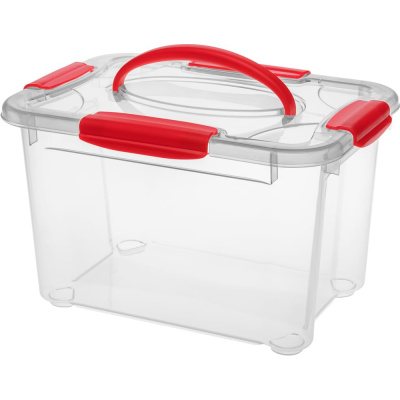 Ящик универсальный Кристалл с ручкой, 5,5 л купить в отделе магазина Экономстрой