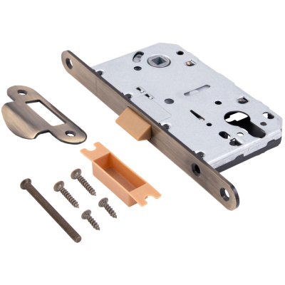 Замок врезной Code Deco, 5300-P-AB, бронза купить в отделе магазина Экономстрой