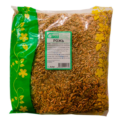 Семена сидерата Рожь Зелёный Уголок, 0,8 кг купить в отделе магазина Экономстрой