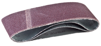 Лента шлифовальная бесконечная (3 шт; 75х457 мм; P40) Зубр, 35541-040